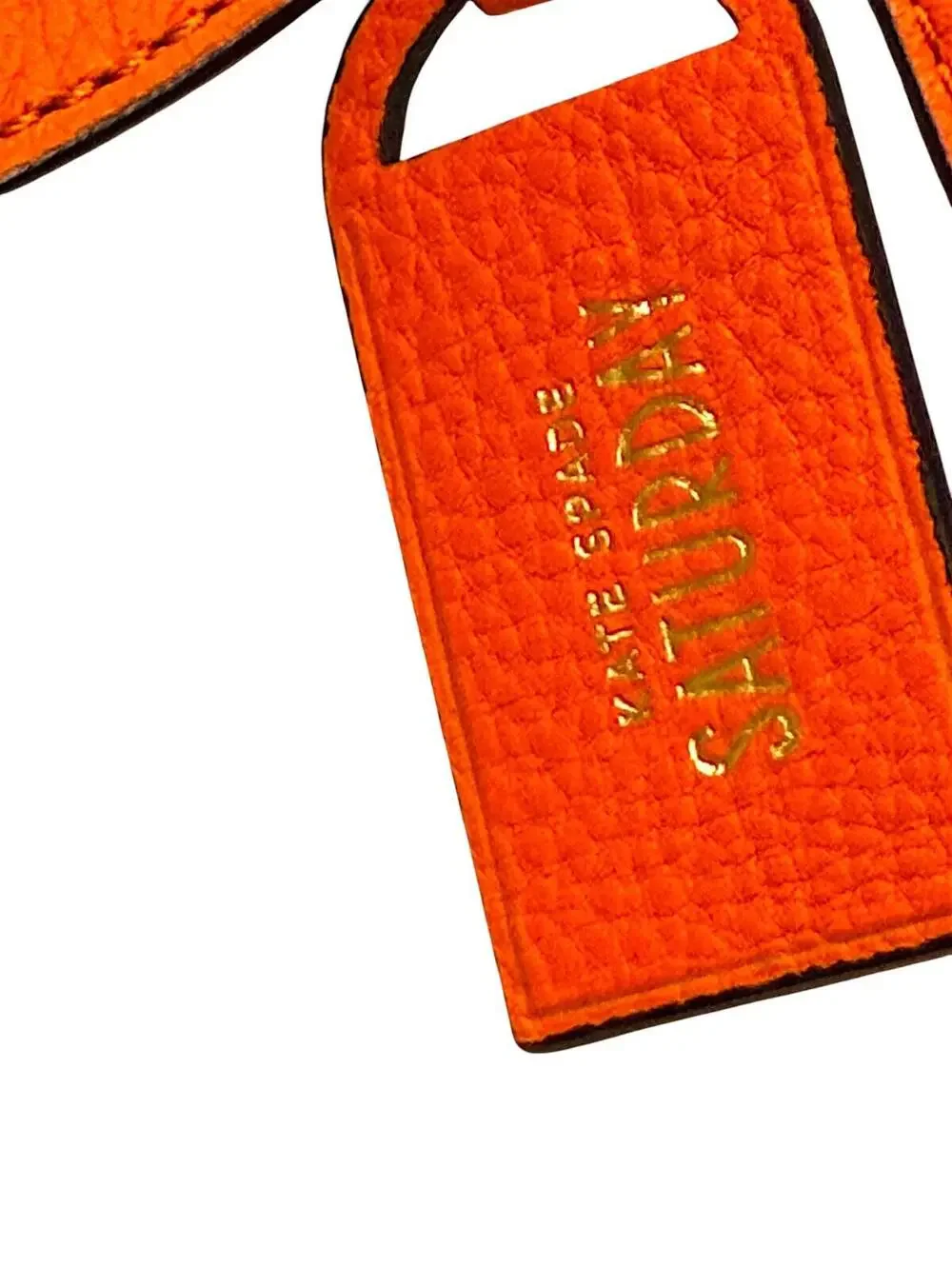 Kate Spade Saturday Orange and Beige Colorblock Canvas Satchel Bag